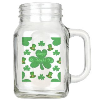 St. Patricks Day Mason Jar