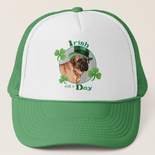 St Patricks Day Mastiff Trucker Hat