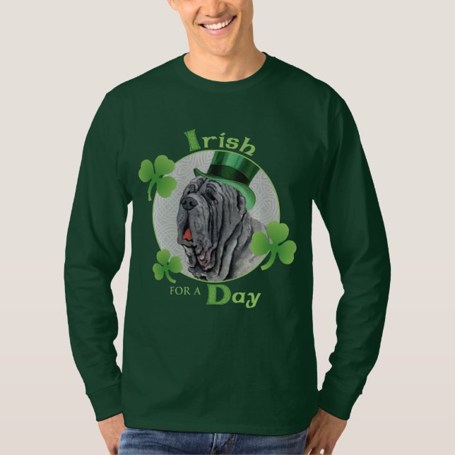 St. Patrick's Day Mastino T-Shirt (Front)