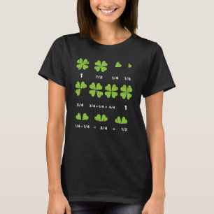 St Patricks Day Math Teacher Shamrock Saint Paddys T-Shirt
