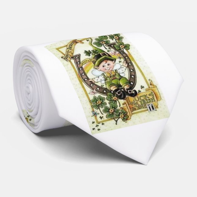 St. Patrick's Day Men Designer Ties (Rolled)