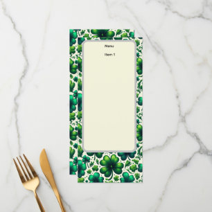 St patricks day menu