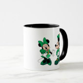 St. Patrick's Day Mickey and Minnie Mug (Front Right)