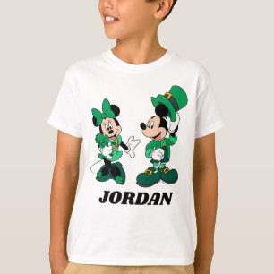 St. Patrick's Day Mickey and Minnie T-Shirt