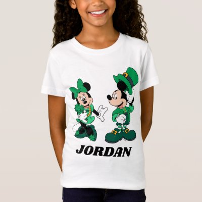 St. Patrick's Day Mickey and Minnie T-Shirt