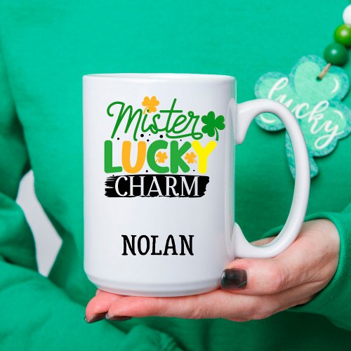 St Patricks Day Mister Lucky Charm  Coffee Mug