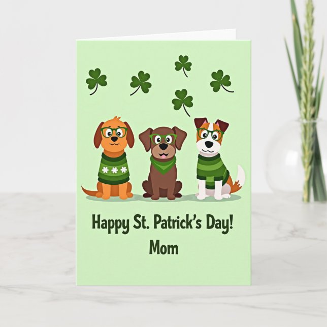 St Patricks Day Mom Card (Front)