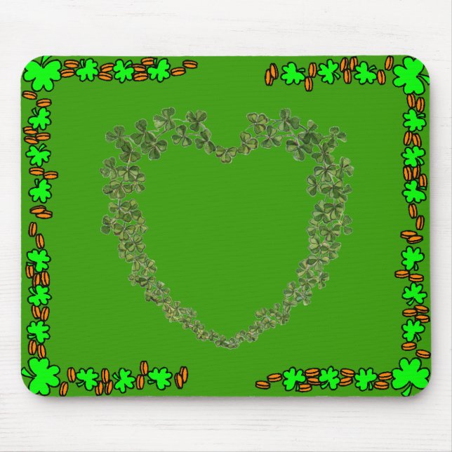 St. Patrick's Day Mouse Pad (Front)