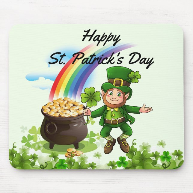 St. Patrick's Day Mouse Pad (Front)