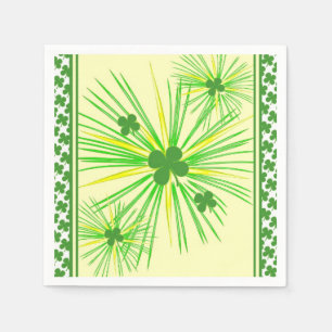 St Patrick's Day Napkins With Clovers