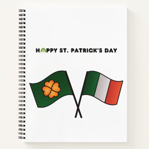 St Patricks day notebook