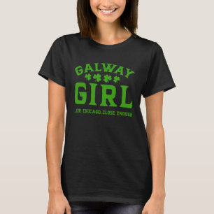 St Patrick's Day pajamas galway girl or chicago cl T-Shirt