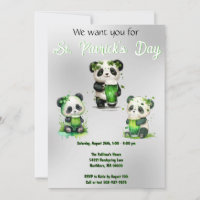 St. Patrick's Day Panda Bear Party