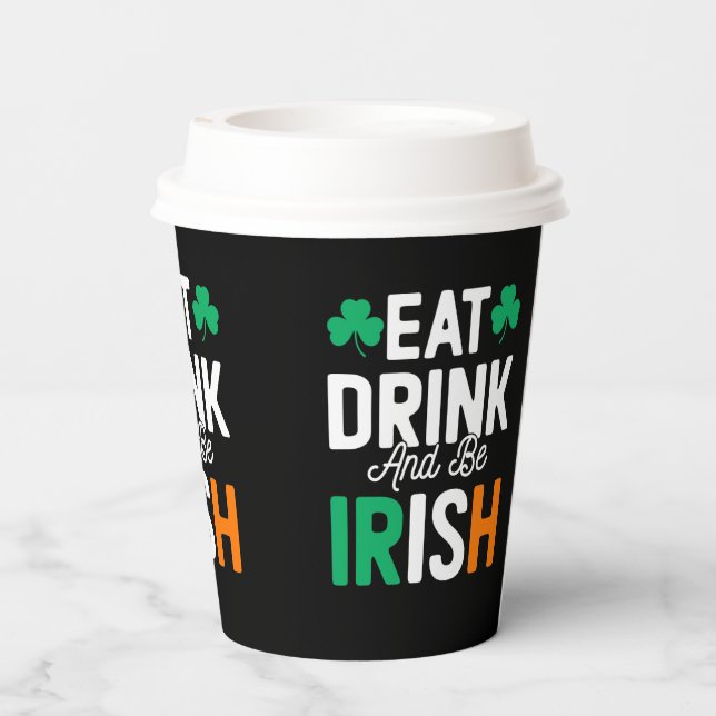 St Patrick's Day  Paper Cups (Back)