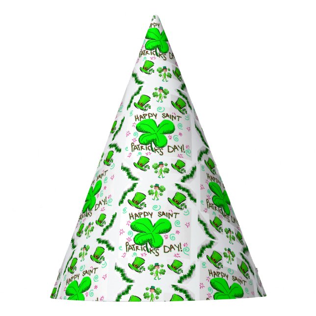 St. Patrick's Day Paper Hat (Front)