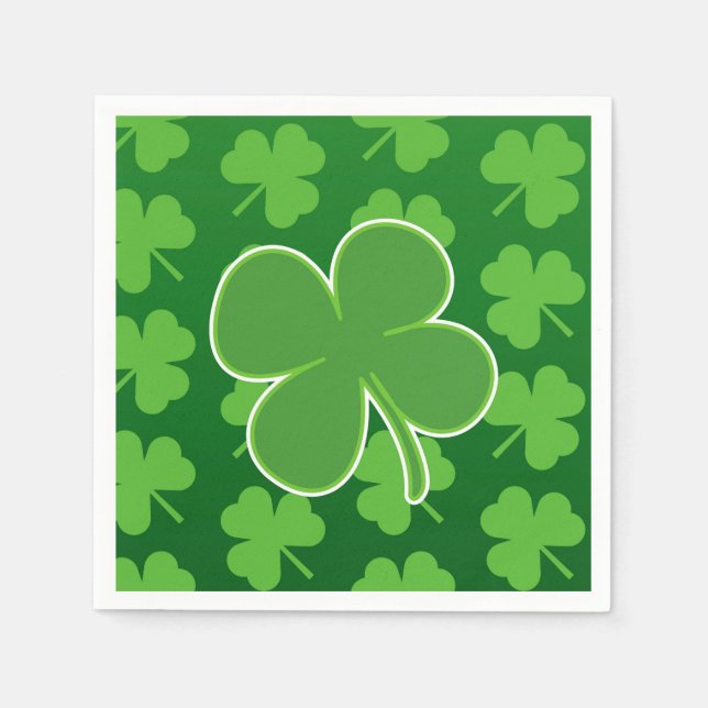 St. Patrick's Day Paper Napkins (Front)