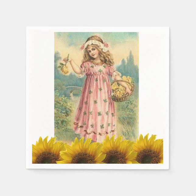 St. Patrick's Day Paper Napkins (Front)