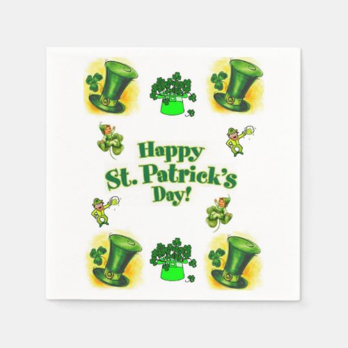 St Patricks Day Paper Napkins