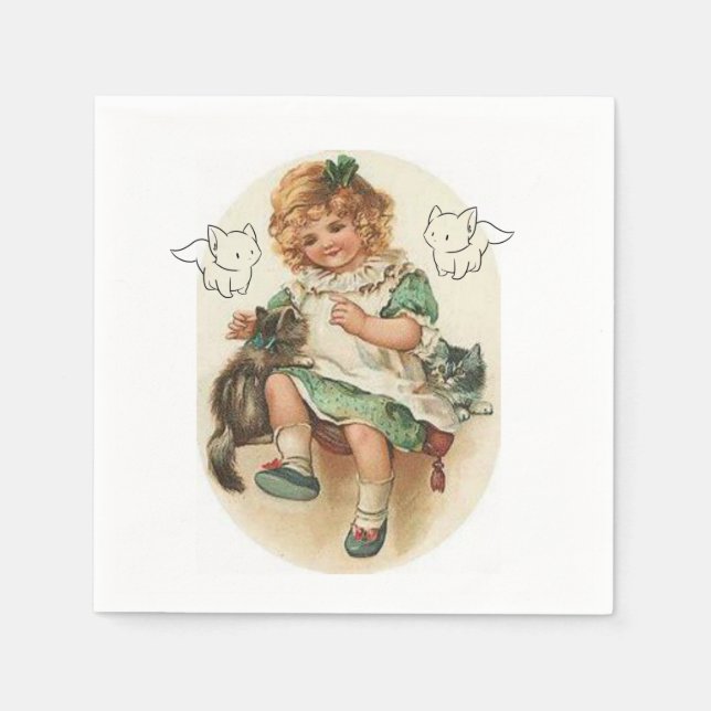 St. Patrick's Day Paper Napkins (Front)