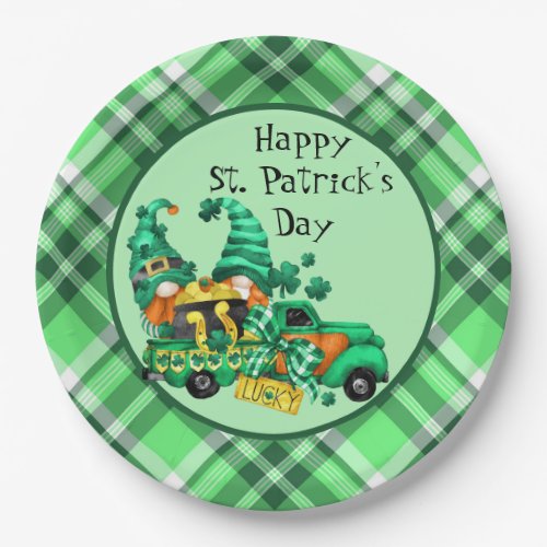 St Patricks Day Paper Plate