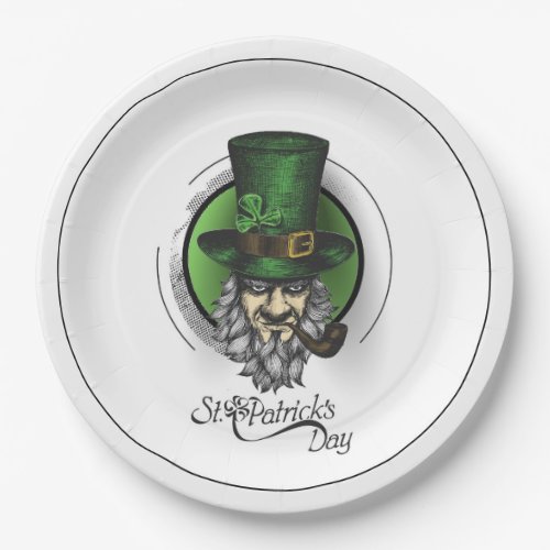 St Patricks Day Paper Plate