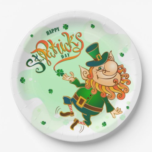 St Patricks Day Paper Plate