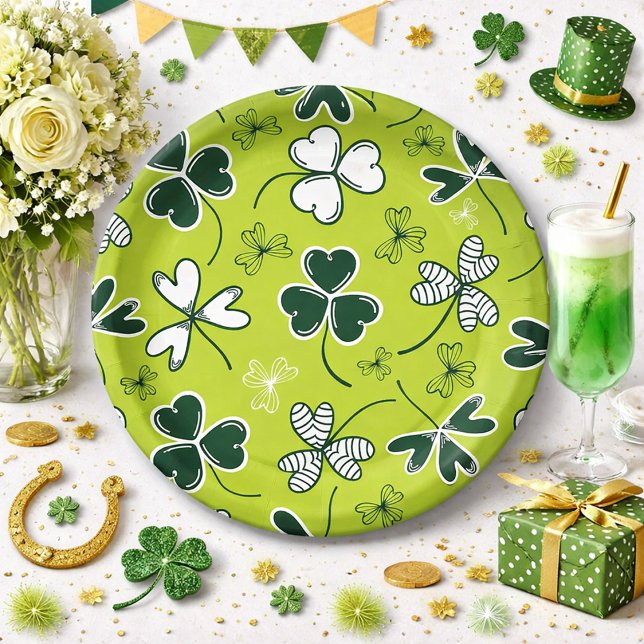St Patrick's Day Paper Plate (Creator Uploaded)