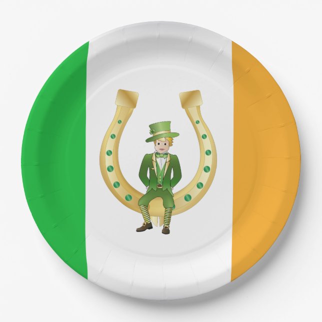 St Patrick's Day Paper Plates (Front)