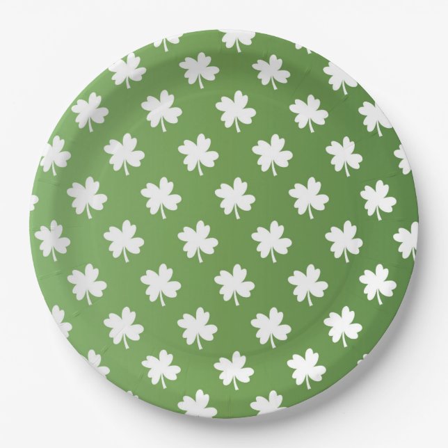 St Patrick's Day Paper Plates (Front)