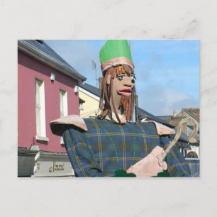 St.Patricks Day Parade in Ennis - Ireland Postcard