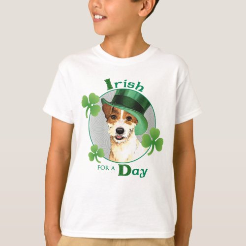 St Patricks Day Parson Russell Terrier T_Shirt