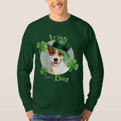 St Patricks Day Parson Russell Terrier T_Shirt