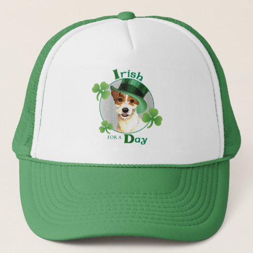 St Patricks Day Parson Russell Terrier Trucker Hat