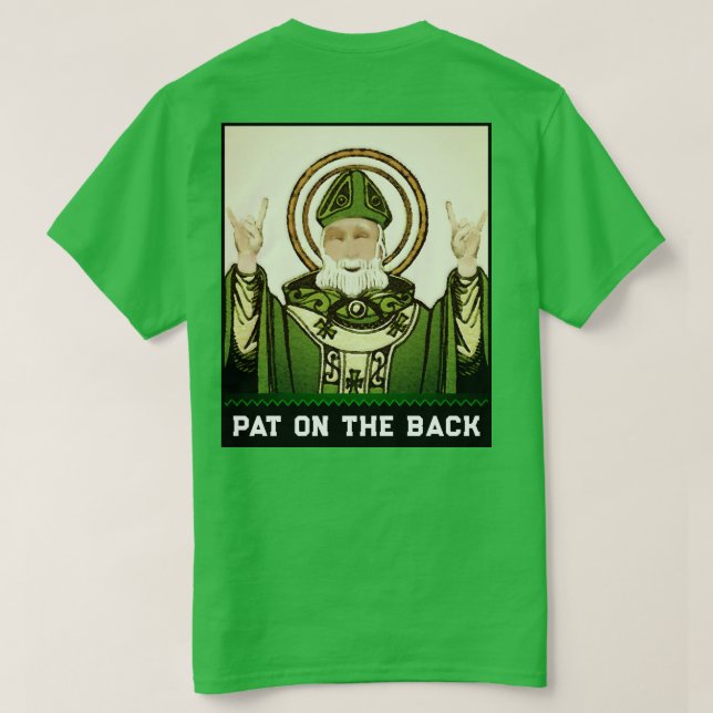 St. Patrick's Day Party Apparel T-Shirt (Design Back)