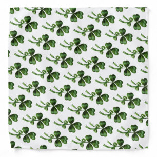 ST PATRICK'S DAY PARTY GREEN IRISH SHAMROCK BANDANA