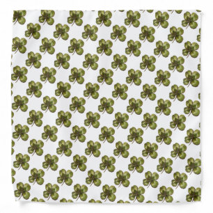 ST PATRICK'S DAY PARTY GREEN IRISH SHAMROCK BANDANA