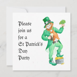 St Patrick's Day Party Invitation
