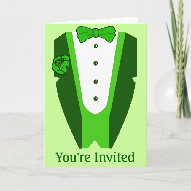 St. Patrick's Day party invitation (Front)