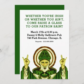St. Patrick's Day Party Invitation by partygames at Zazzle