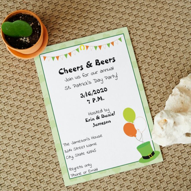 St. Patrick's Day Party Invitation (Creator Uploaded)