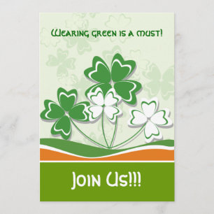 St. Patrick's Day Party Invitations