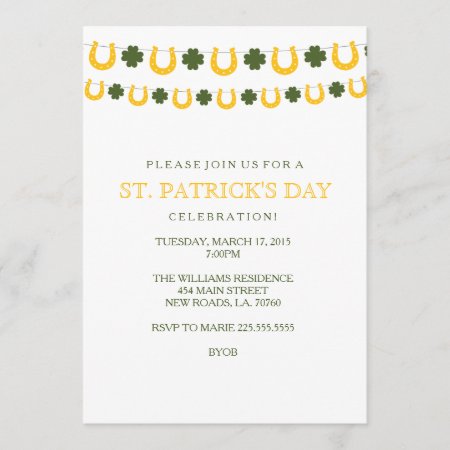 St. Patrick's Day Party Invitations