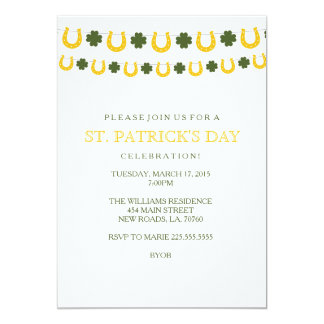 St. Patrick's Day Party Invitations