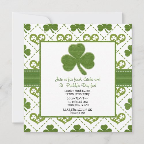 St. Patrick's Day Party Invitations