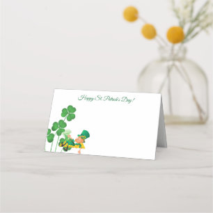 St. Patrick's Day Party Name Place Card