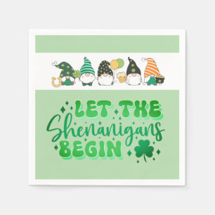 St Patrick's Day party  Napkins