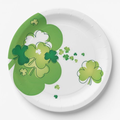 St Patricks Day Party Paper Plate