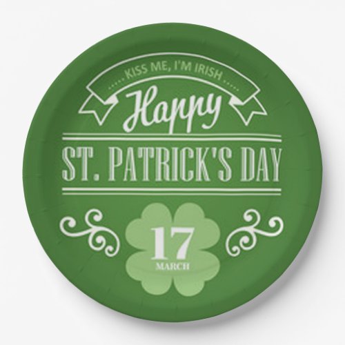 St Patricks Day Party Paper Plates