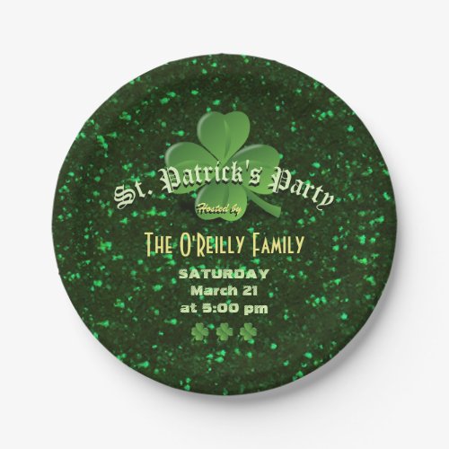 St Patricks Day Party Paper Plates