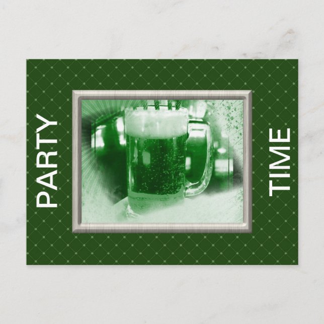St. Patrick's Day Party Postcard Invitation (Front)